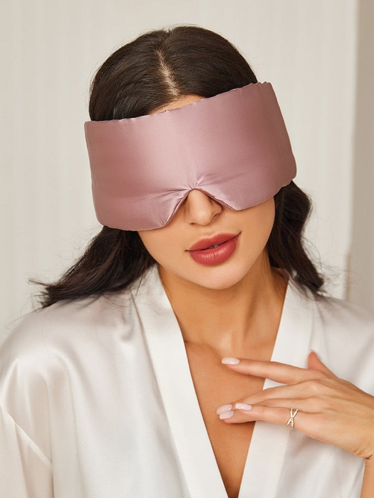 SilkRest silk sleep mask in Pale Mauve